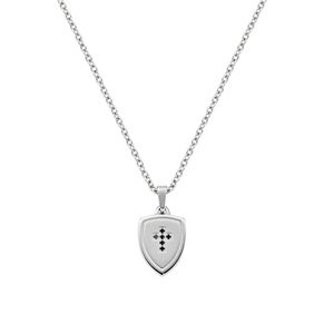 Collana Amen Uomo in Acciaio Zircone ACCL1617BNZ - ACCL1617BNZ